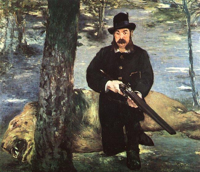 Edouard Manet Pertuiset, Lion Hunter oil painting picture
